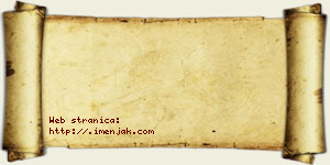 Jana Bjelajac vizit kartica